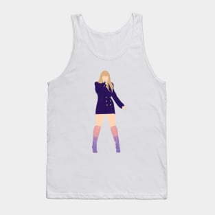 Eras Lover Blue/Purple Sequin Blazer Tank Top